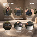 Compostable Garbage Bags | Black