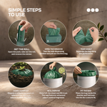 Compostable Garbage Bag | Green